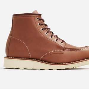 Red Wing Classic Moc Brown Leather Women's Boots NWOT